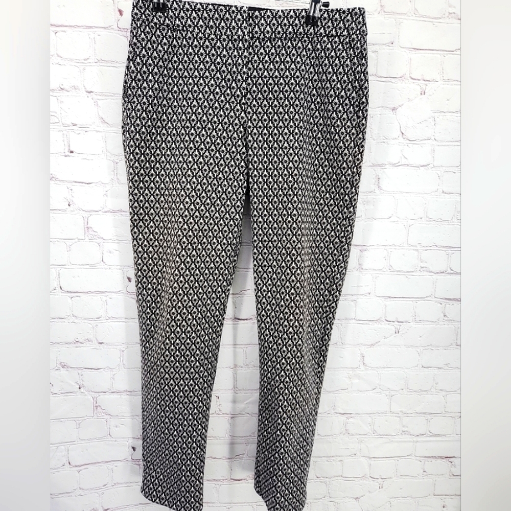Boden Pants Women's Size 6 Cropped Straight Cotton Blend Stretch